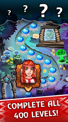 Agness the Witch Puzzle Saga. Candy Slavic Stories