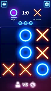 Baixe Tic Tac Toe Glow: XOXO no PC com MEmu