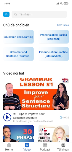 CleverTube - Learn English Screen 2