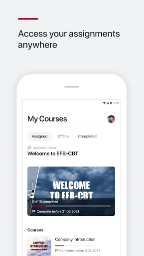 Avcon Jet eLearning Screen 2