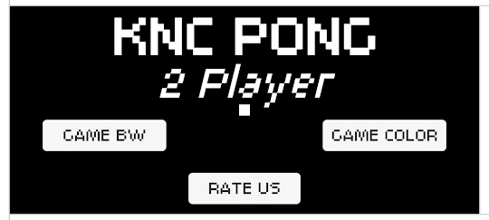 KNC Pong - 2 Kişilik Oyun
