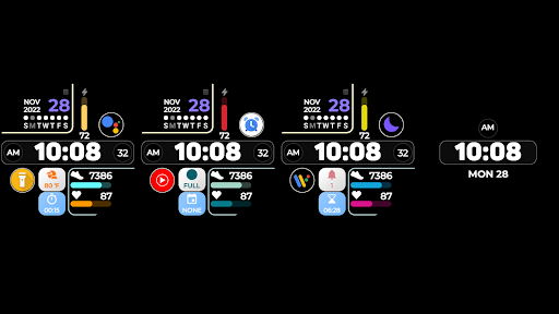 Nighty Digital 02 - watch face screenshot 19