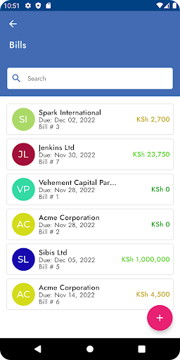 Android application Nesta Transporters screenshort