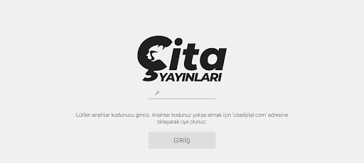 Android application Çita Mobil Kütüphane screenshort