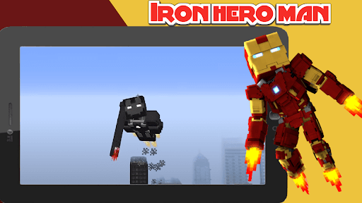 Iron Hero Man Mod For MCPE 11