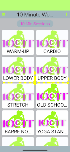 10FIT Fitness at Home! Screen 3