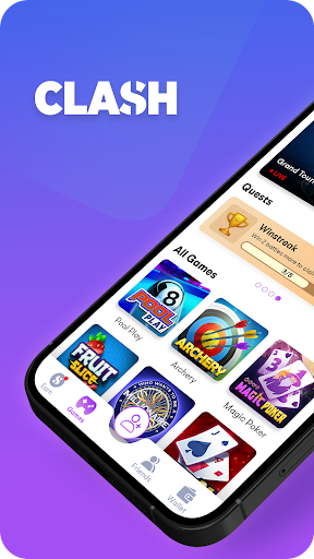 Android application Clash - Games & Group Chats screenshort