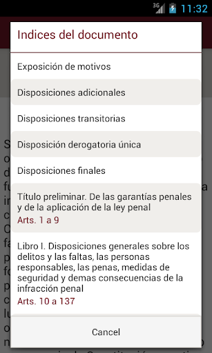 Textos Legales ICAM Screen 3
