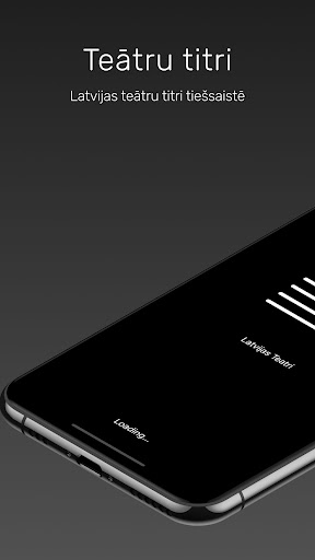 Android application Teātru titri screenshort