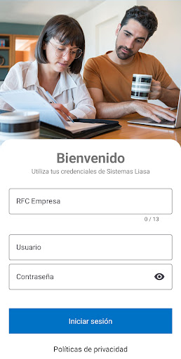 Android application Lia Activos screenshort