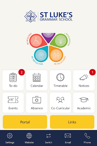 Android application St Luke's Grammar - Bayview screenshort