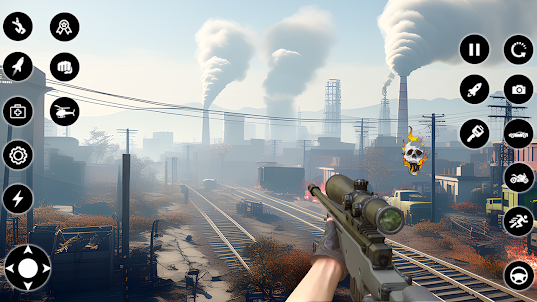 Zombie Sniper 3d Gun Shooter