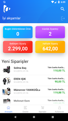 Akıllı Ticaret Administration Screen 2