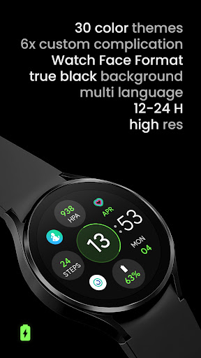 OS 3 Digital: Watch face Screen 2