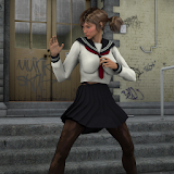 Schoolgirl Fighting Game 3 HD icon