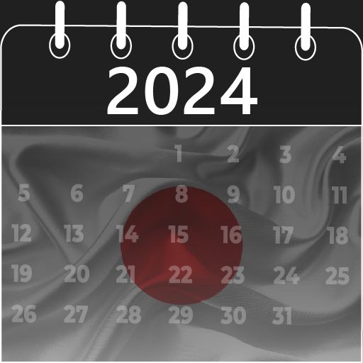 japan calendar 2024 logo