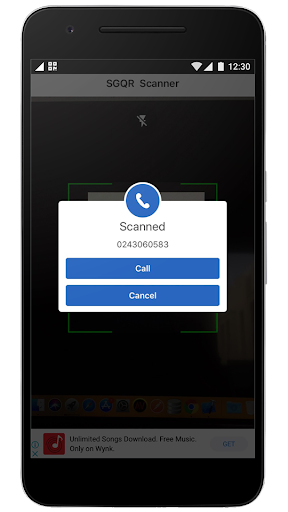 SGQR - QR and Barcode Scanner Screen 3