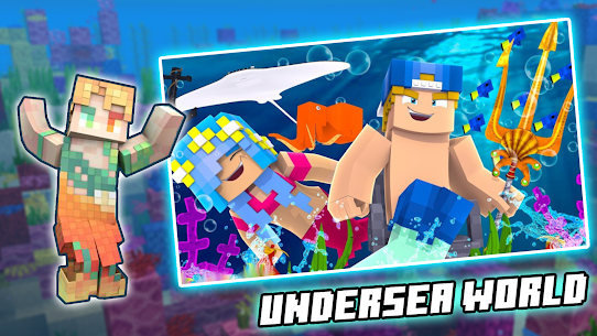 Mermaids Mod Addon for MCPE Apk Mod for Android [Unlimited Coins/Gems] 4