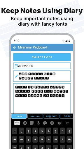 Zawgyi Myanmar keyboard screenshot 10