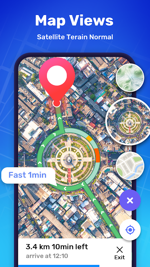 GPS地図、ナビゲーションと目的地マップのおすすめ画像3