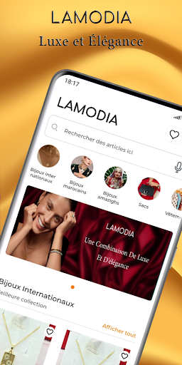 Android application Lamodia screenshort