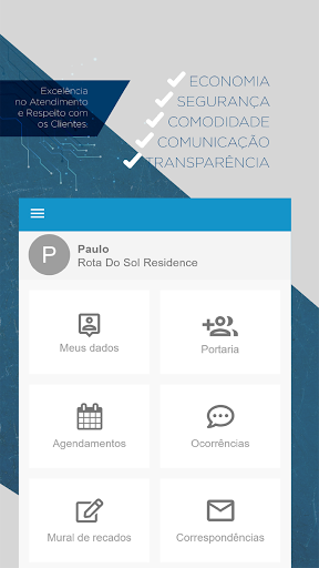 Android application Grupo Auge Seg. Center screenshort