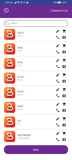 Android application Agoh Marketing screenshort