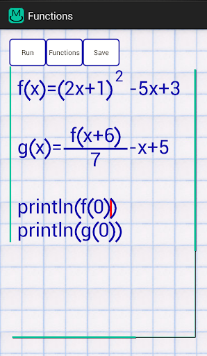 Screenshot of Math Codings