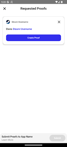 Reclaim Protocol Screen 2