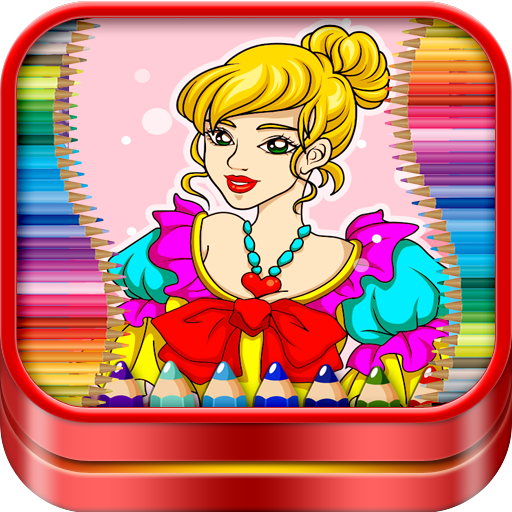 Colorings princess Book logo