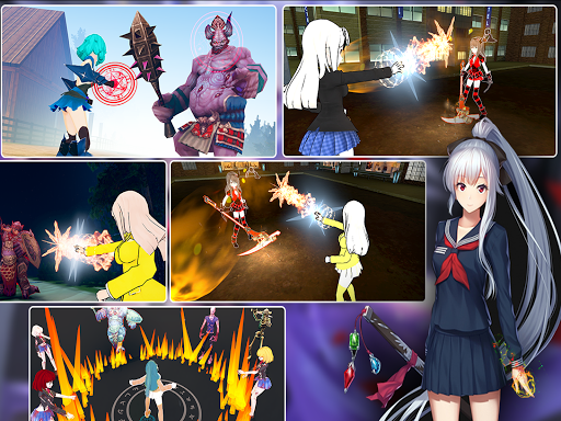 Kawaii Legend: Conquest of Magic RPG Anime Games apkpoly screenshots 13