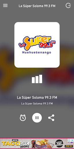 Android application La Súper Soloma 99.3 FM screenshort