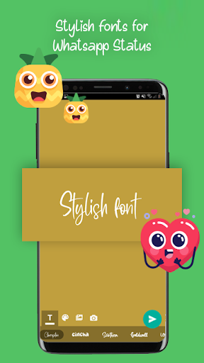 Android application Fonts for Whatsapp Status screenshort