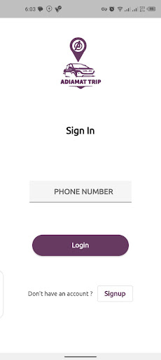 Adiamat Client Screen 3