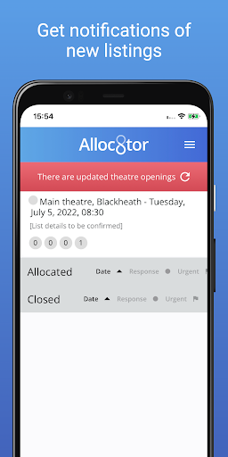 Android application Alloc8tor Theatres screenshort