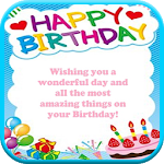 Cover Image of Descargar Birthday wishes and messages 1.6 APK