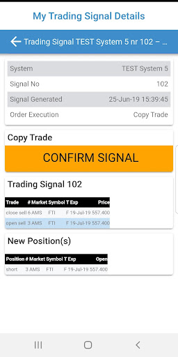 Finodex Copy Trade Screen 3