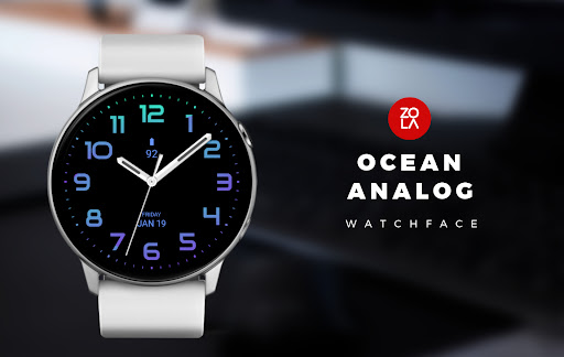 Android application Ocean Analog Watch Face screenshort