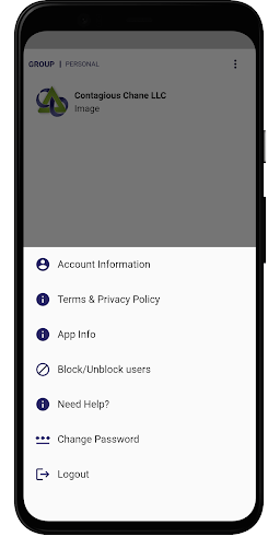 Android application Contagious Change screenshort