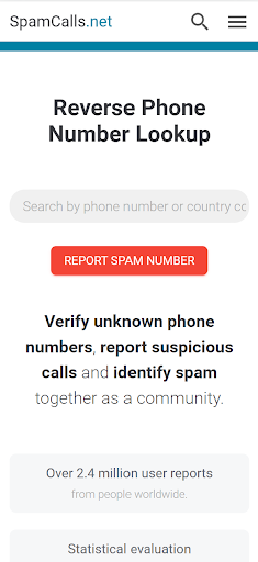 SpamCalls: Report Spam Screenshot 4 - AppWisp.com
