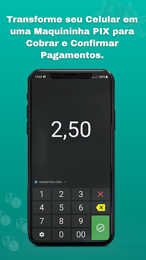 Android application QR Code Pix Brazil Generator screenshort