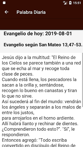 Evangelio del día Screen 2