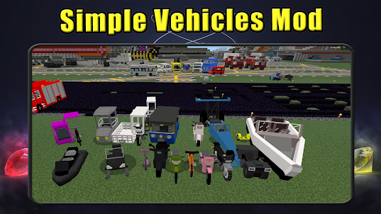 Mod Car Simple Vehicles MCPE