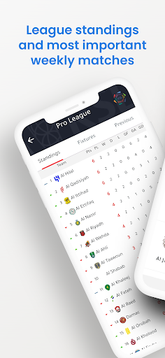 Saudi League : Live Scores Screen 2