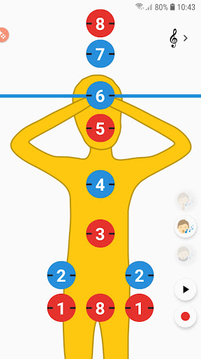 Android application Hlasová ladička, voice tuner screenshort