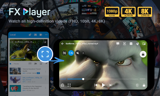 FX Player : all-in-one video player 2.9.3 screenshots 1