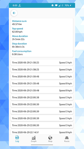 InfoLink Tracker Screen 3