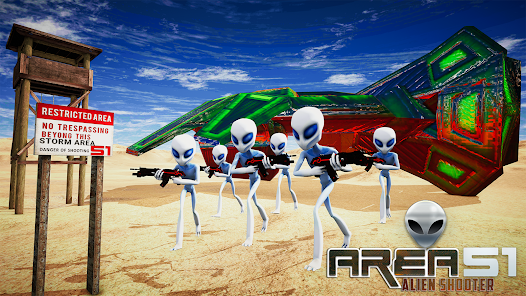 Captura 14 Area 51 Alien Shooter Games android