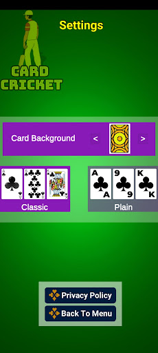 Card Cricket Screen 2