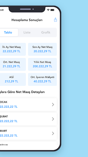 Maaş Hesaplama Screen 3